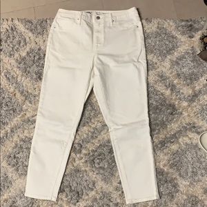 White 7/8 length Jean/Jeggings